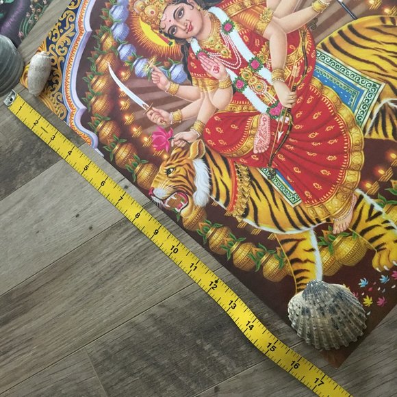 Three Y2K Colourful Indian Hindu Deity Prints - Picture 7 of 8